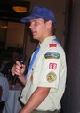 Eagle Scout Taylor Goss requests Club support for his Eagle project to put benches at the running field.